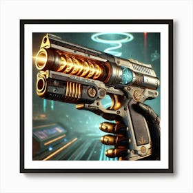 Energy Pistol Converted Art Print