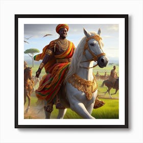 African Warriors Art Print