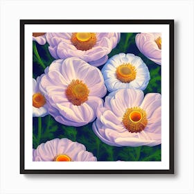 Anemone Flowers 14 Art Print