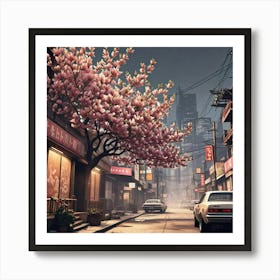 Asian City Art Print