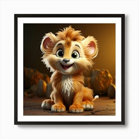 Lion Cub 27 Art Print