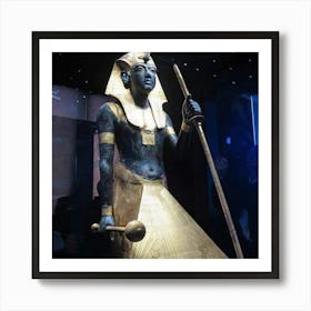 Egyptian Statue 12 Art Print