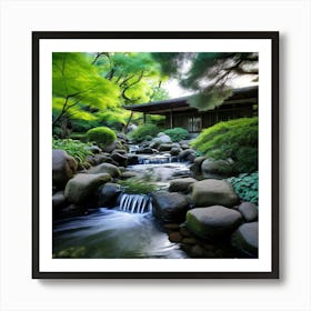 Japanese Garden 1 Art Print