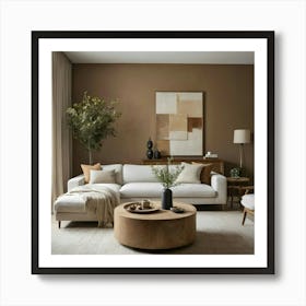 Modern Living Room 60 Art Print