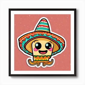 Mexican Sticker 7 Art Print