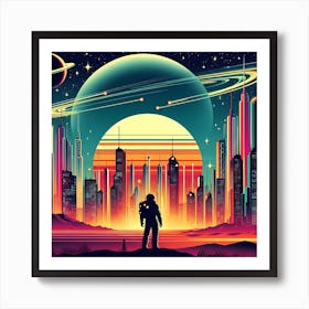 Sci-Fi Painting Art Print