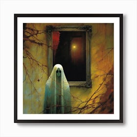 Ghost In The Mirror 2 Art Print