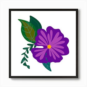 Purple Flower Art Print