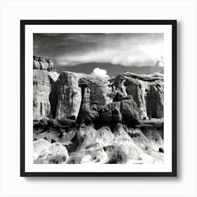 Majestic Rocks Toadstool Utah Art Print