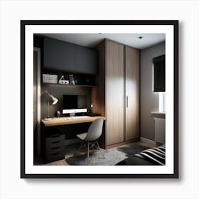 Modern Bedroom Art Print