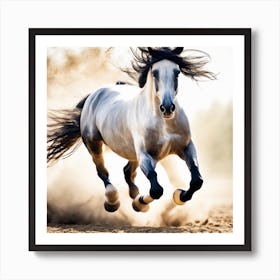 Horse Galloping 6 Art Print