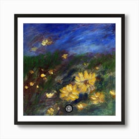 Yellow Flowers Art Print