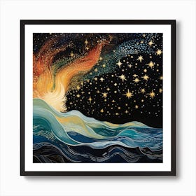 Starry Night 3 Art Print