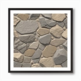 Stone Wall 51 Art Print