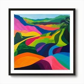 Abstract Travel Collection Ecuador Art Print