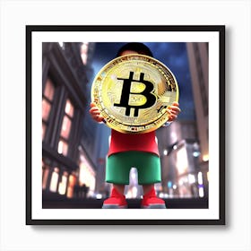 Bitcoin Art Print