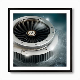 Jet Engine Art Print