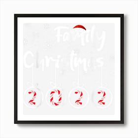 Merry Christmas 2022 Funny Family Christmas Pajama Matching Art Print