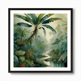 Tropical Jungle Art Print