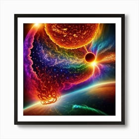 As The Sun Implodes 2 Art Print