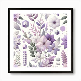 Lilac Flowers Art Print