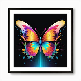 Colorful Butterfly 90 Art Print