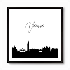 Venice Skyline Art Print