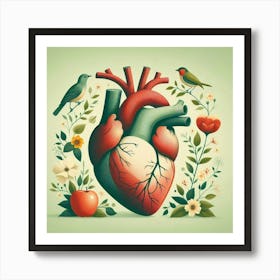 Heart Stock Videos & Royalty-Free Footage 1 Art Print