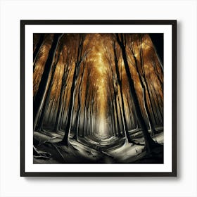 Dark Forest 8 Art Print