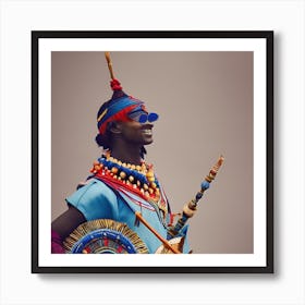 OCA DNA TY - Future Tribal Man Astute Art Print