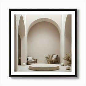 Room With Arches 8 Art Print