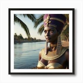 Leonardo Phoenix 09 A Majestic Female Figure Adorned With Opul 2 Art Print