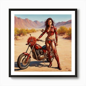 Sexy Biker Poster