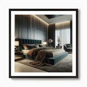 Master Bedroom Design Ideas Art Print