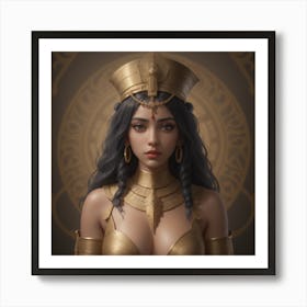 An Egyptian Pharaonic woman - Wall Art Art Print