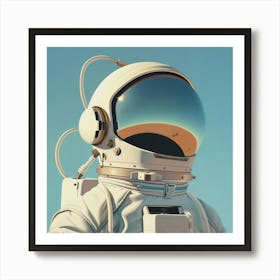 Astronaut In Space 3 Art Print