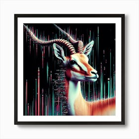 Creative Wild Animal Representation 76 Affiche