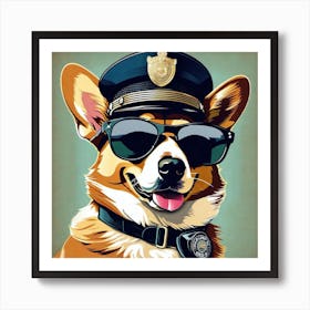 Police Dog 5 Art Print