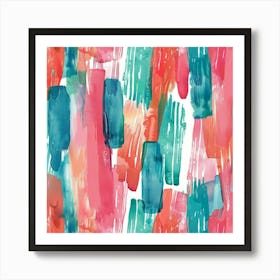 Abstract Watercolor Painting 38 Art Print