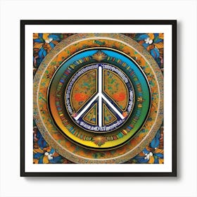 Peace Sign 1 Art Print