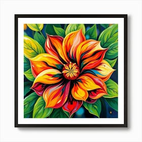 Dahlia 5 Art Print