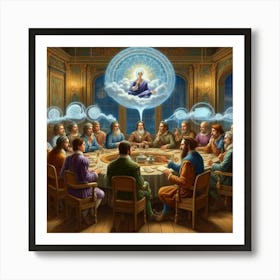 Supper Of Jesus 3 Art Print