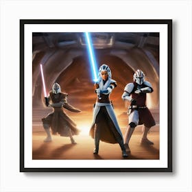 Star Wars The Clone Wars 2 Art Print