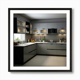 Modern Kitchen Design Art Print