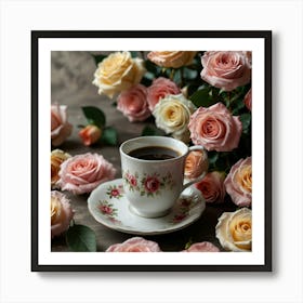 Coffee And Roses 20 Poster