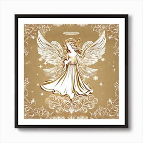 Angel Wallpaper Art Print