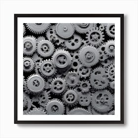 Gears And Gears 9 Art Print