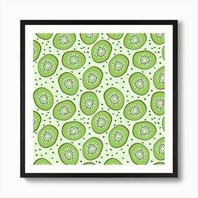 Kiwi Fruit Art Print