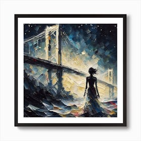 San Francisco Bridge Art Print