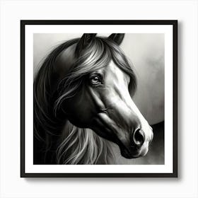 Creative Horse Beauty Illustration Nr 211 Art Print